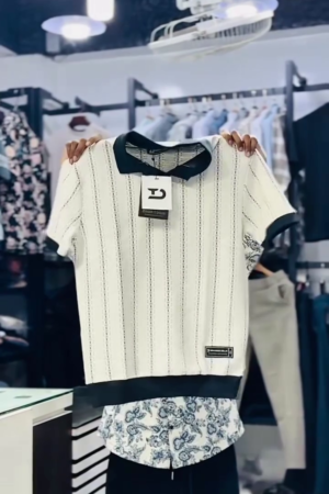 Pure Cotton Polo Collar Tshirts