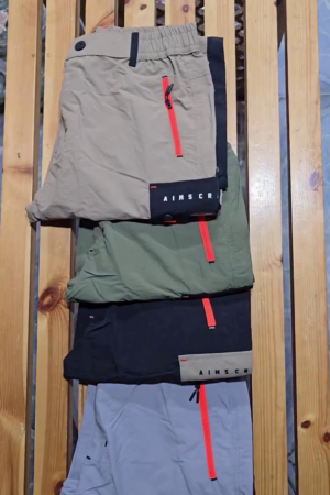 Men Relaxed Mid Rise Easy Wash Quick-Dry Stretchable Cargo Hoppers Joggers